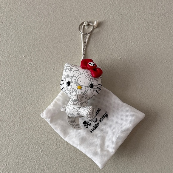 Rare Tokidoki x hello kitty bag charm key chain anniversary plushie - Picture 1 of 4